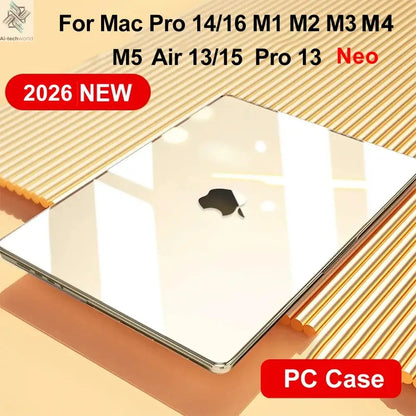 Laptop Cases for Macbook Pro 14 Case M5 M2 A2779 2023 Pro 16 Cover M3 M4 M1 Mac Book Air 13 Case 2022 13.6 A2681 Air 15.3 A2941 - Ai-TechWorld