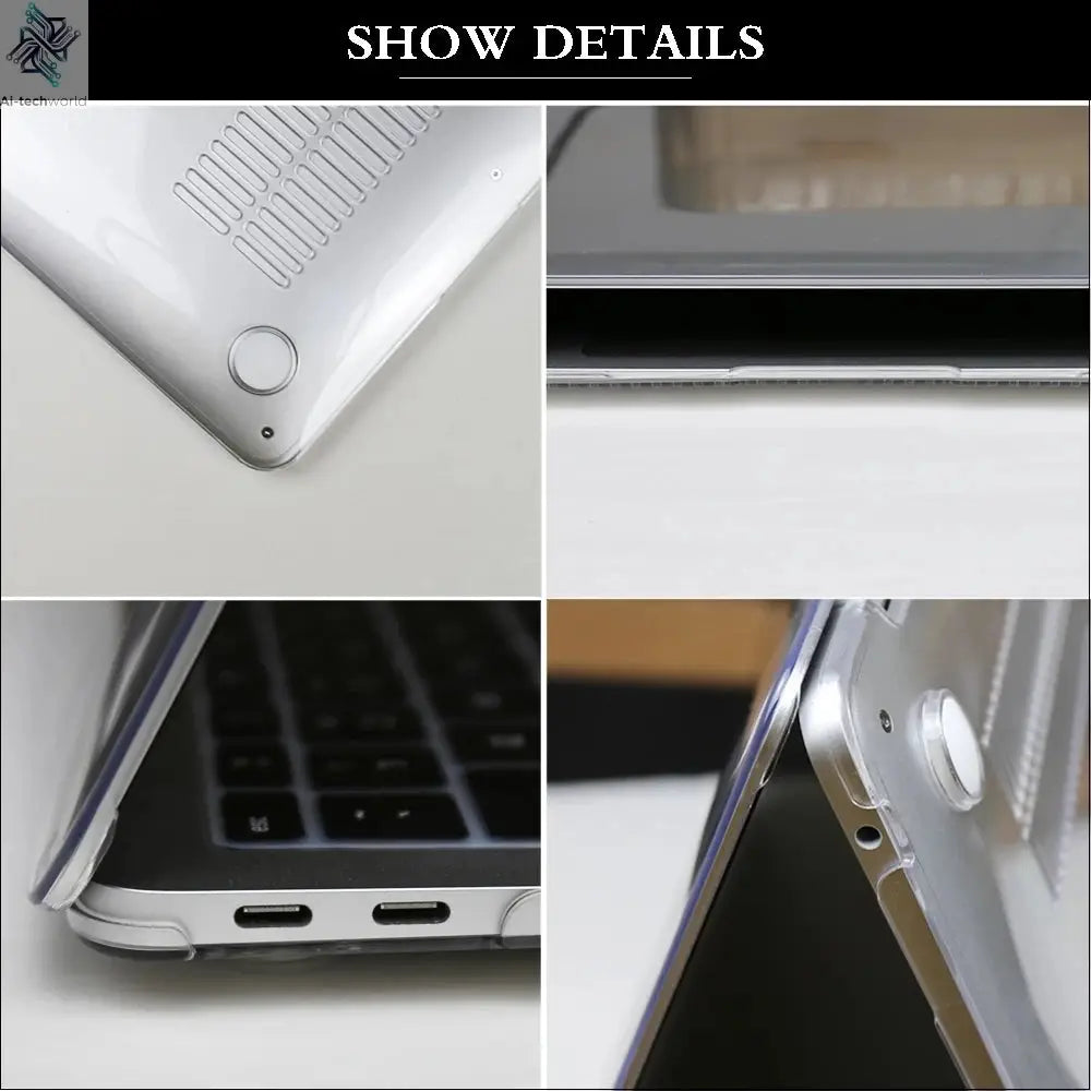 Laptop Cases for Macbook Pro 14 Case M5 M2 A2779 2023 Pro 16 Cover M3 M4 M1 Mac Book Air 13 Case 2022 13.6 A2681 Air 15.3 A2941 - Ai-TechWorld