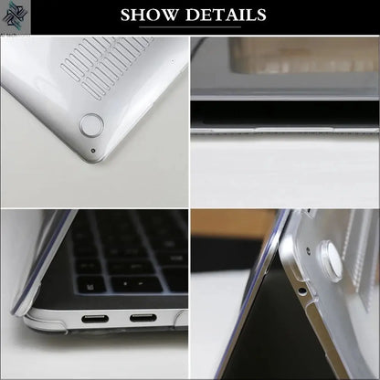 Laptop Cases for Macbook Pro 14 Case M5 M2 A2779 2023 Pro 16 Cover M3 M4 M1 Mac Book Air 13 Case 2022 13.6 A2681 Air 15.3 A2941 - Ai-TechWorld
