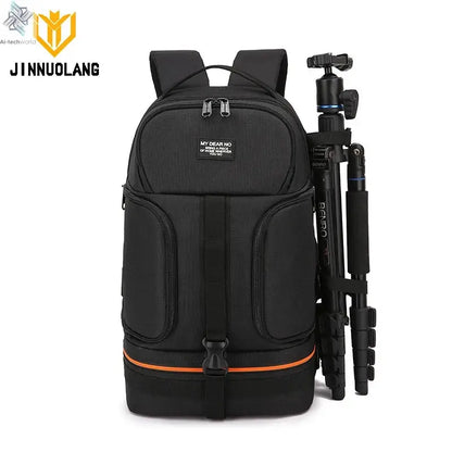 Large Capacity Outdoor DSLR Camera Backpack Waterproof Oxford Cloth 15.6 Inch Laptop Compatible with Canon Nikon Ai-TechWorld 