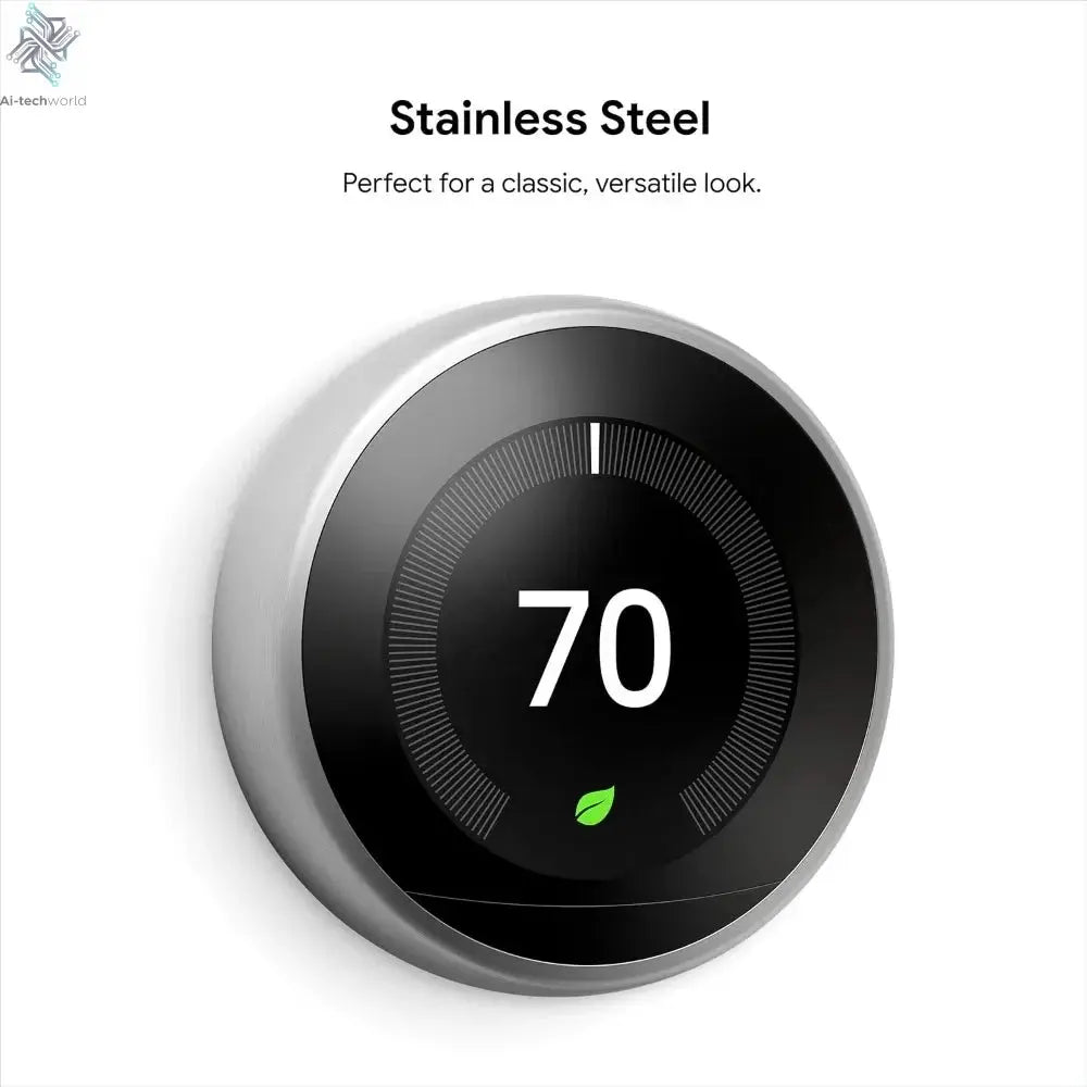 Learning Thermostat (3rd Gen) – Smart Programmable Thermostat with Auto - Schedule & Alexa Compatibility - Ai - TechWorld
