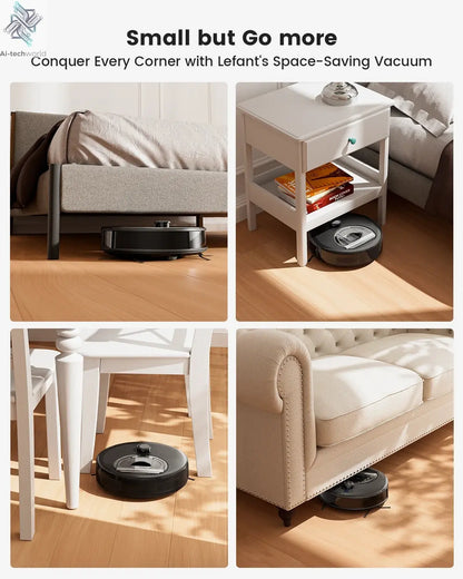 Lefant M330 Pro Robot Vacuum and Mop combo, 5000Pa,dTOF LiDAR Navigation, Alexa/Google/WiFi,Ideal for Pet Hair Ai-TechWorld 