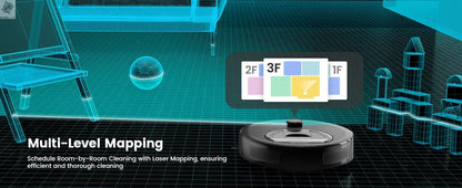 Lefant M330 Pro Robot Vacuum and Mop combo, 5000Pa,dTOF LiDAR Navigation, Alexa/Google/WiFi,Ideal for Pet Hair Ai-TechWorld 