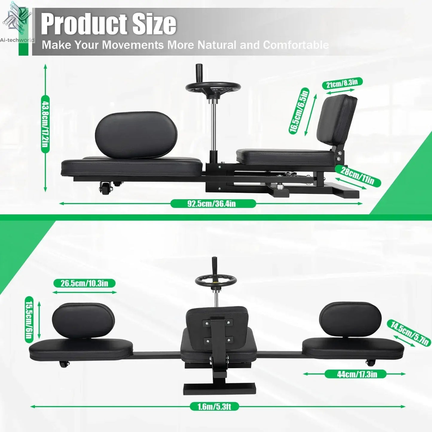 Leg Stretcher, 3 Bar Leg Spreader, Heavy Duty Leg Split Machine for Leg Stretching, Leg Press Machine Flexibility - Ai-TechWorld