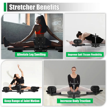 Leg Stretcher, 3 Bar Leg Spreader, Heavy Duty Leg Split Machine for Leg Stretching, Leg Press Machine Flexibility - Ai-TechWorld