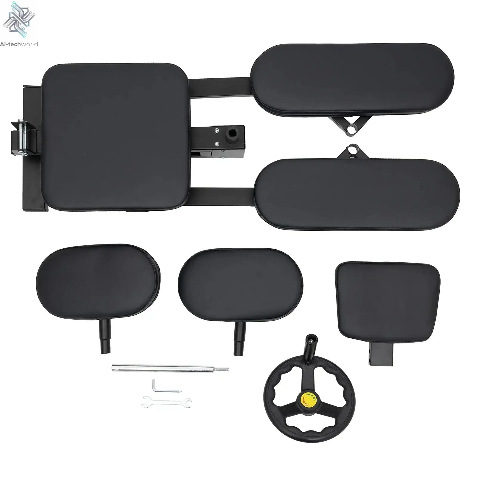 Leg Stretcher, 3 Bar Leg Spreader, Heavy Duty Leg Split Machine for Leg Stretching, Leg Press Machine Flexibility - Ai-TechWorld