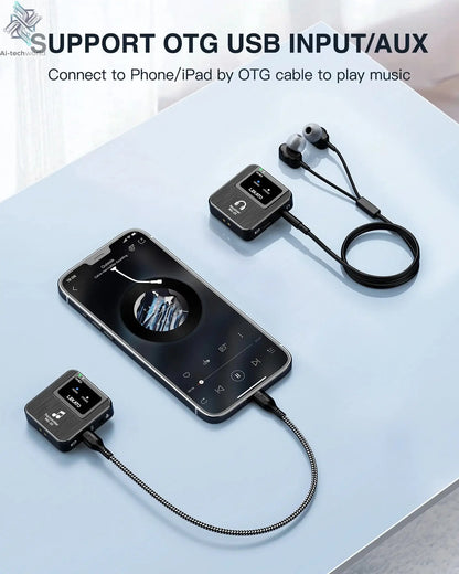 Lekato Ms-20 Wireless Iem, 30H Charging Case & 150Ft Range - 1 Tx To 2 Rx Set for Crystal Clear Live Monitoring Ai-TechWorld 