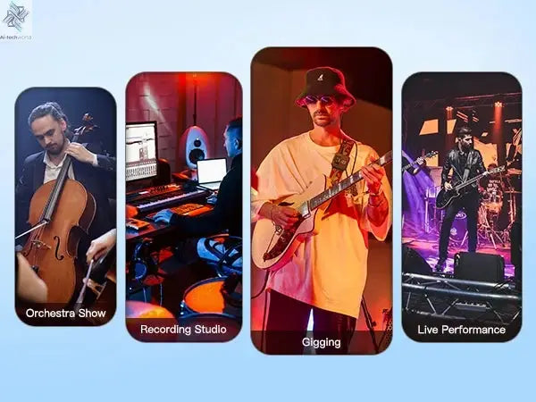 Lekato Ms-20 Wireless Iem, 30H Charging Case & 150Ft Range - 1 Tx To 2 Rx Set for Crystal Clear Live Monitoring Ai-TechWorld 