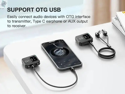Lekato Ms-20 Wireless Iem, 30H Charging Case & 150Ft Range - 1 Tx To 2 Rx Set for Crystal Clear Live Monitoring Ai-TechWorld 