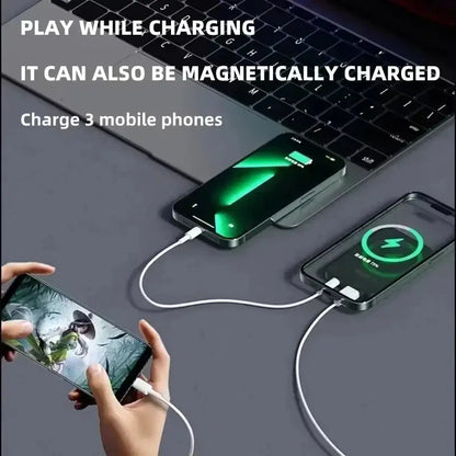 Lenovo 500000mAh Magnetic Power Bank Wireless Fast Charger For Magsafe Portable Auxiliary Battery Pack For iphone Samsung Xiaomi Ai-TechWorld 