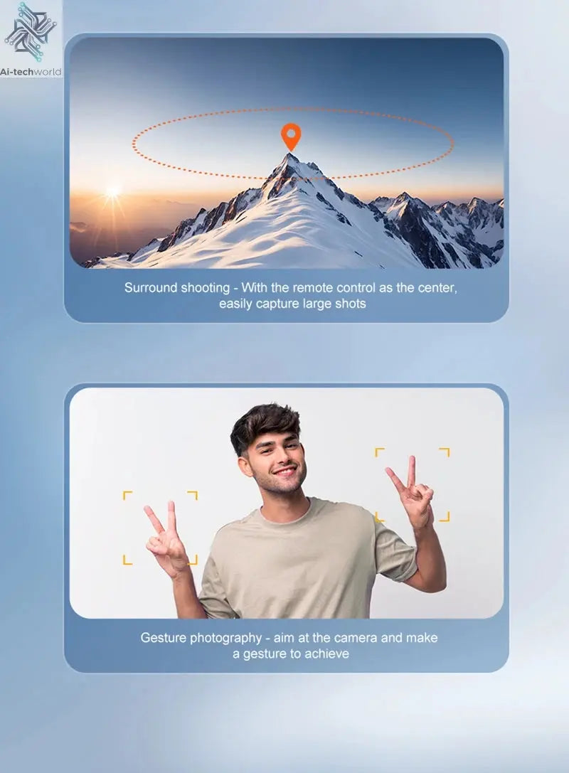 Lenovo A14 Pro Max Gps Drone Brushless Screen Control Obstacle Avoidance Optical Flow Intelligent Remote Control Aircraft 10000m Ai-TechWorld 