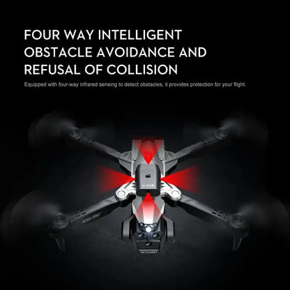 Lenovo K10Max Drone 8K Professinal Three Camera Optical Flow Localization Four-way Obstacle Avoidance RC for Adults Child Toys Ai-TechWorld 