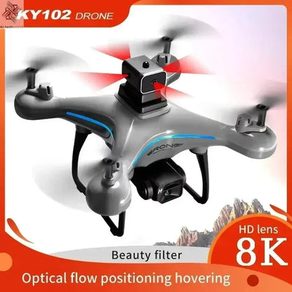 Lenovo Ky102 Drone 8k Hd Aerial Photography Dual Camera Brushless Quadcopter Obstacle Avoidance Optical Flow Aerial Rc Drone Ai-TechWorld 