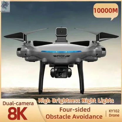 Lenovo Ky102 Drone 8k Hd Aerial Photography Dual Camera Brushless Quadcopter Obstacle Avoidance Optical Flow Aerial Rc Drone Ai-TechWorld 