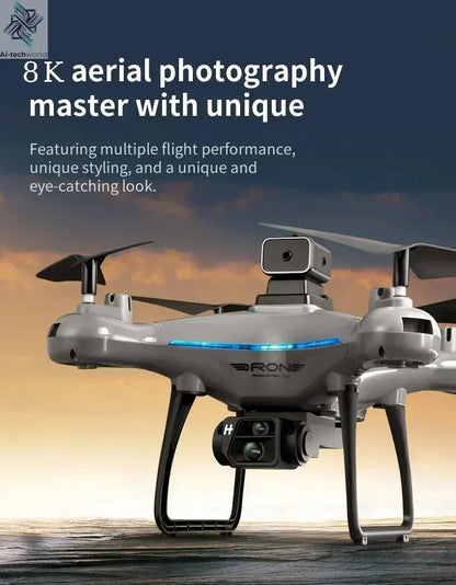 Lenovo Ky102 Drone 8k Hd Aerial Photography Dual Camera Brushless Quadcopter Obstacle Avoidance Optical Flow Aerial Rc Drone Ai-TechWorld 