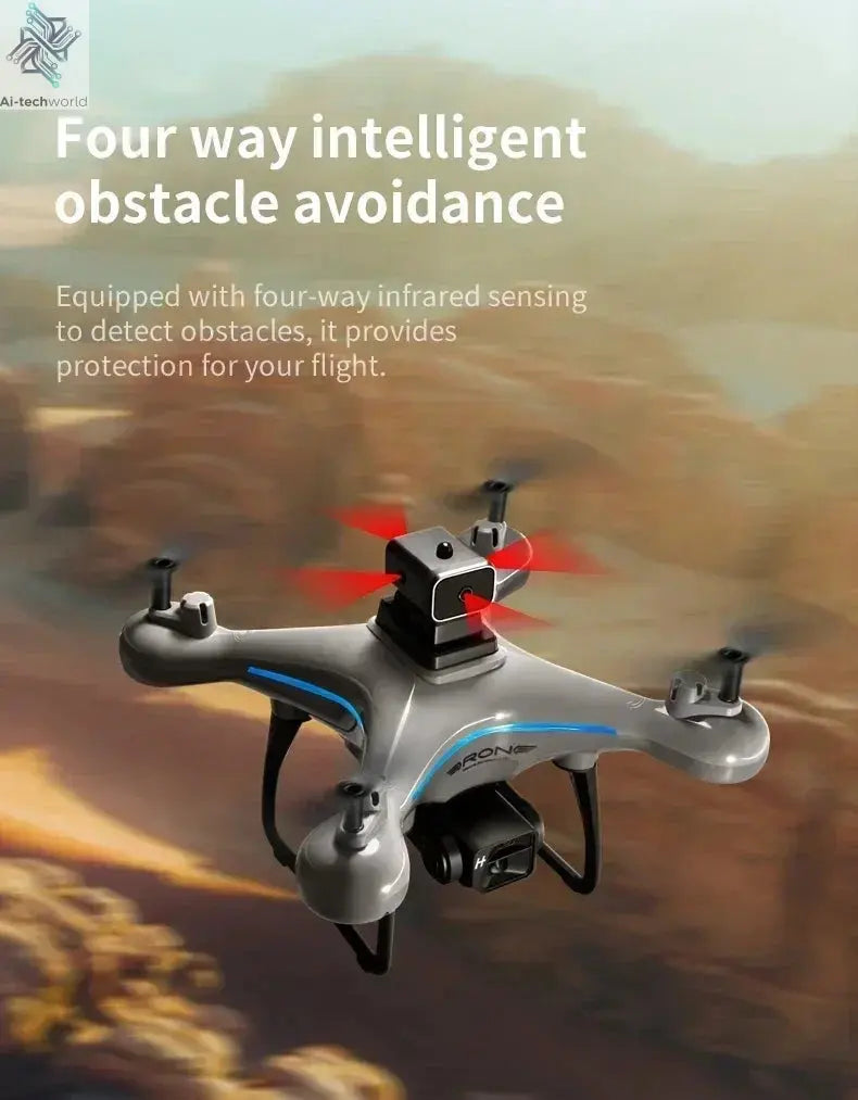 Lenovo Ky102 Drone 8k Hd Aerial Photography Dual Camera Brushless Quadcopter Obstacle Avoidance Optical Flow Aerial Rc Drone Ai-TechWorld 