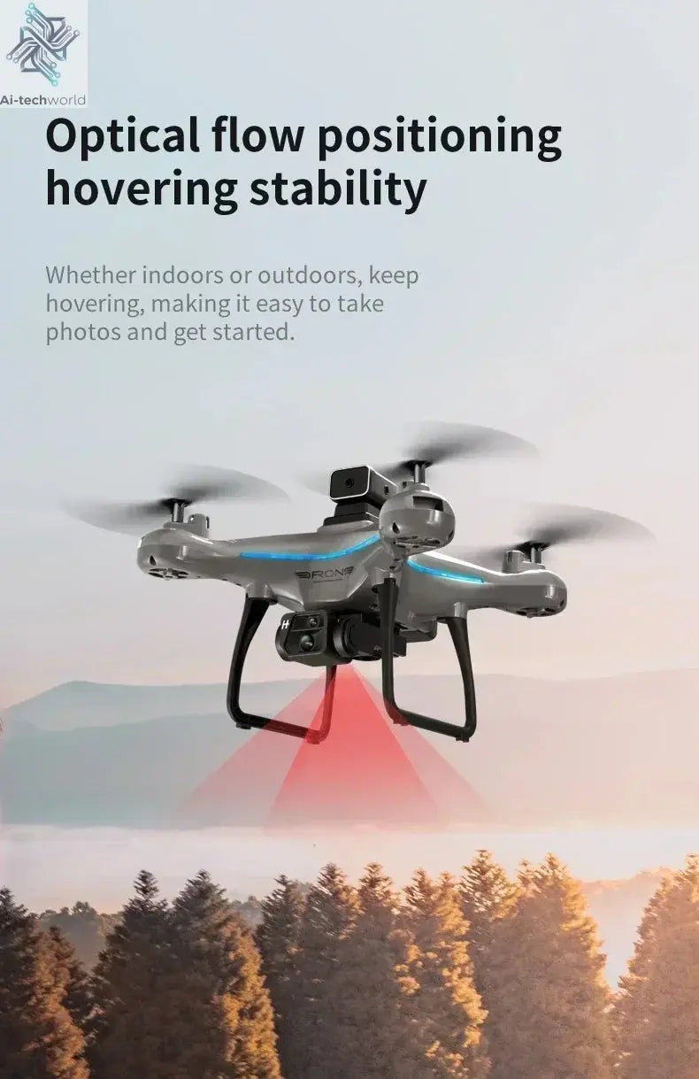 Lenovo Ky102 Drone 8k Hd Aerial Photography Dual Camera Brushless Quadcopter Obstacle Avoidance Optical Flow Aerial Rc Drone Ai-TechWorld 