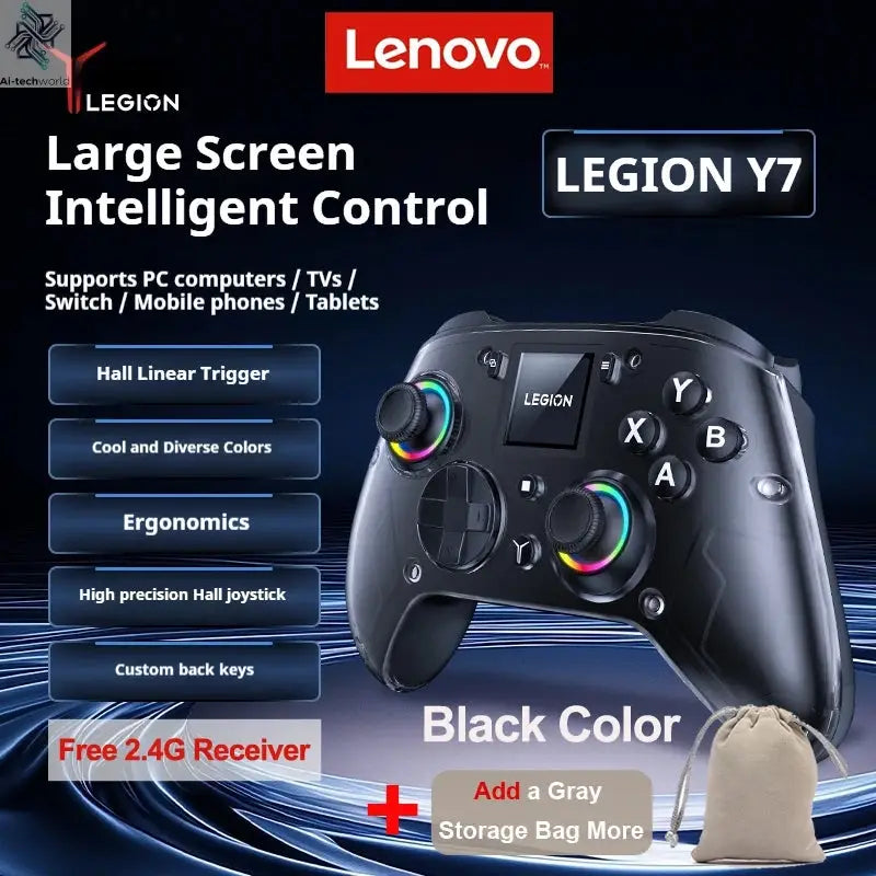 Lenovo Y7 LEGION Controllers for Switch 2 Lite Wireless Remote Gamepad For Joystick Controllers For Switch Screen Menu Display Ai-TechWorld 