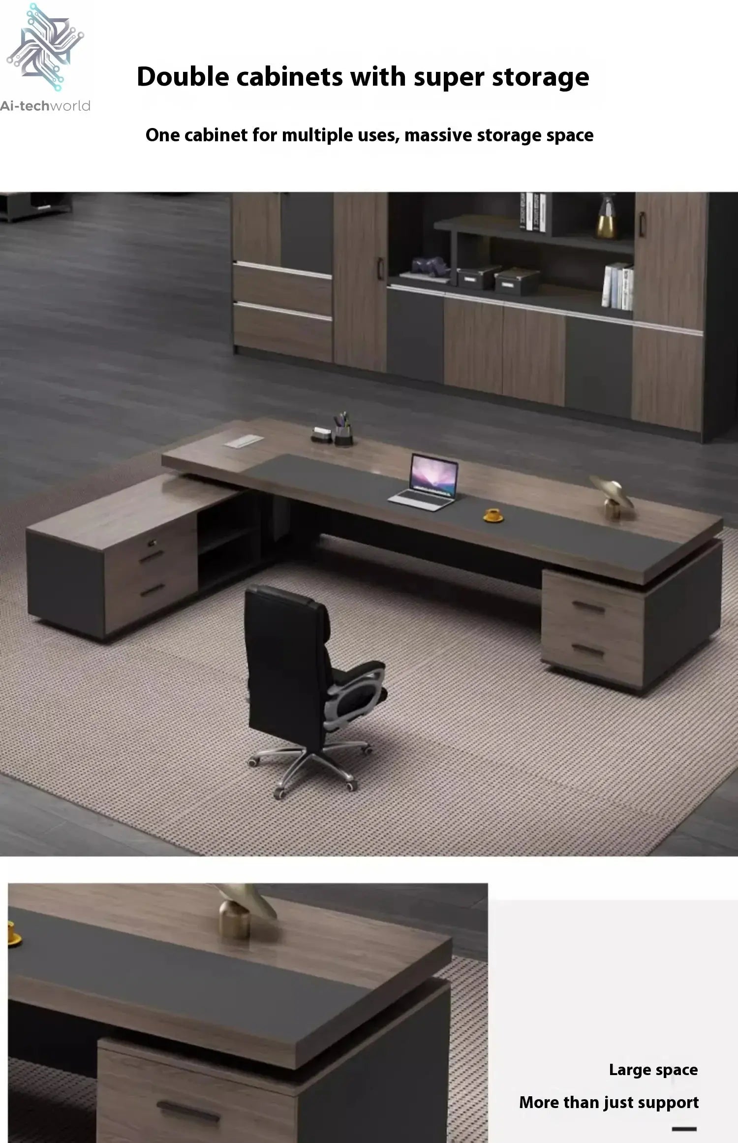 Lift-top Desk Gaming Chair Dressing Table Automatic Auxiliary Multifunction Home Furniture Office Desks Work Setup Accessories Ai-TechWorld 