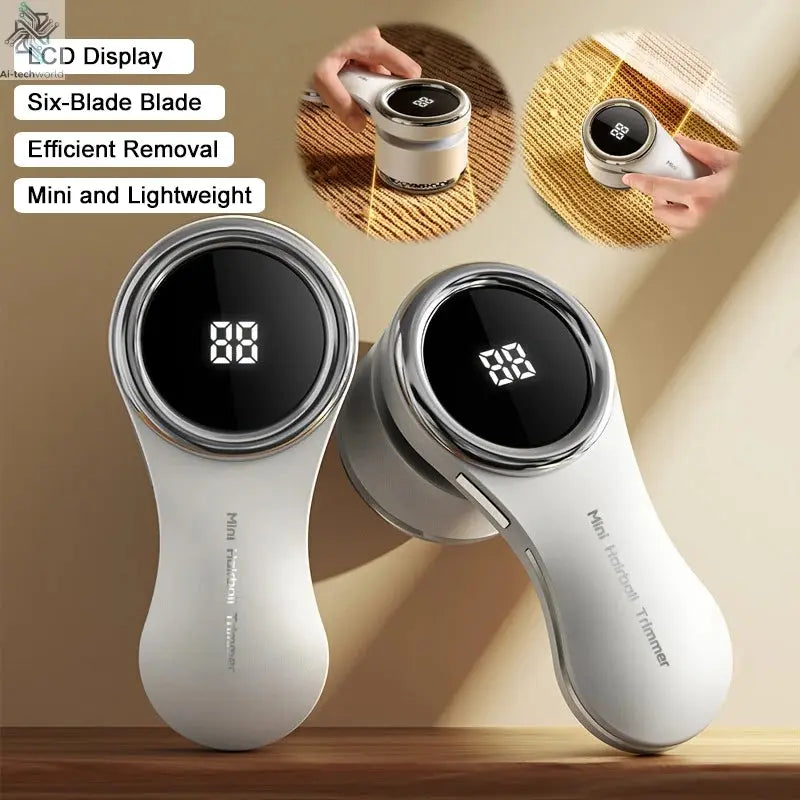 Lint Remover USB Charging Electric Pellet Machine Hair Ball Lint Trimmer Portable Electric Clothes Lint Machine High-speed Moto Ai-TechWorld 