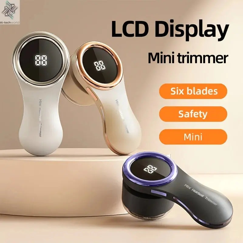 Lint Remover USB Charging Electric Pellet Machine Hair Ball Lint Trimmer Portable Electric Clothes Lint Machine High-speed Moto Ai-TechWorld 