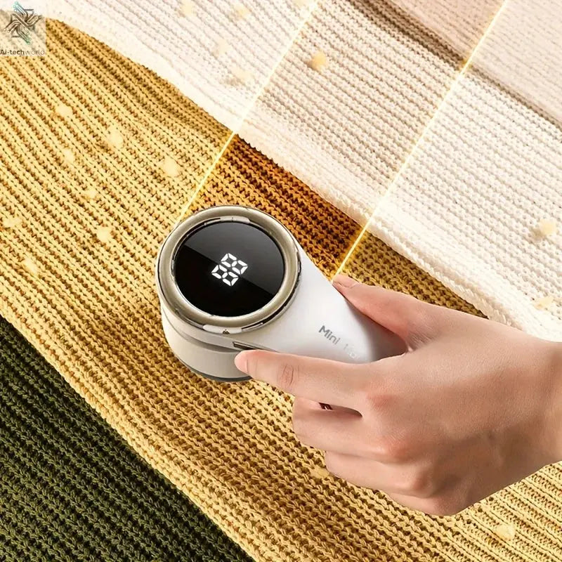 Lint Remover USB Charging Electric Pellet Machine Hair Ball Lint Trimmer Portable Electric Clothes Lint Machine High-speed Moto Ai-TechWorld 