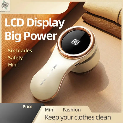 Lint Remover USB Charging Electric Pellet Machine Hair Ball Lint Trimmer Portable Electric Clothes Lint Machine High-speed Moto Ai-TechWorld 