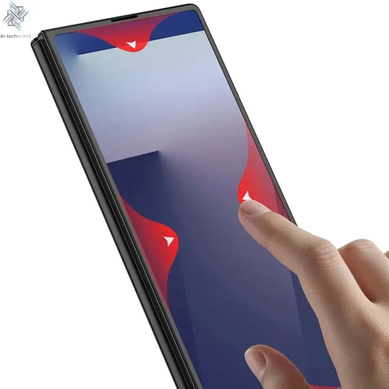Luxury Fashionable Ultra-thin Phone Case For Samsung Galaxy Z Fold 7 6 5G With Screen Glass Protect Film Matte Protector Cover Ai-TechWorld 