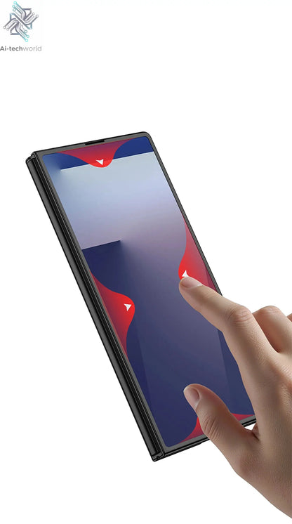 Luxury Fashionable Ultra-thin Phone Case For Samsung Galaxy Z Fold 7 6 5G With Screen Glass Protect Film Matte Protector Cover Ai-TechWorld 