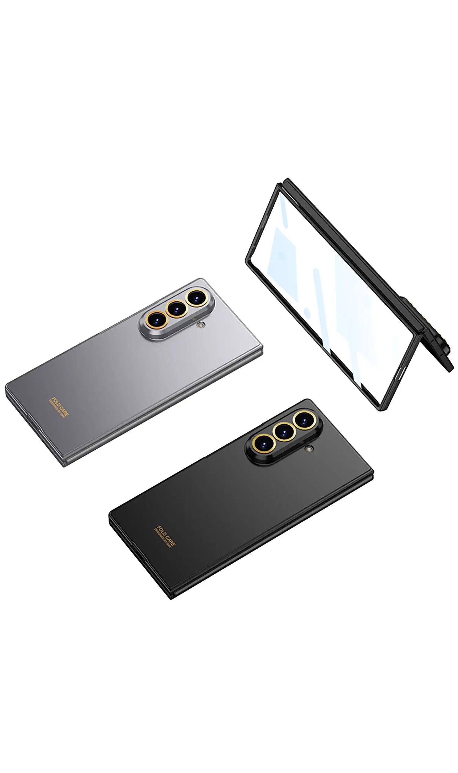 Luxury Fashionable Ultra-thin Phone Case For Samsung Galaxy Z Fold 7 6 5G With Screen Glass Protect Film Matte Protector Cover Ai-TechWorld 