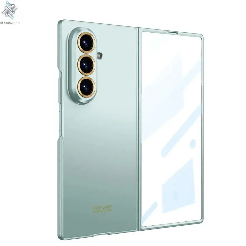 Luxury Fashionable Ultra-thin Phone Case For Samsung Galaxy Z Fold 7 6 5G With Screen Glass Protect Film Matte Protector Cover Ai-TechWorld 