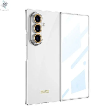 Luxury Fashionable Ultra-thin Phone Case For Samsung Galaxy Z Fold 7 6 5G With Screen Glass Protect Film Matte Protector Cover Ai-TechWorld 