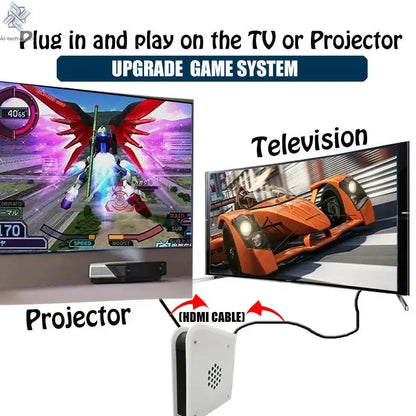 M15 60+Emulators 1T Retro Home Game Console Batocera I3-3110M 70000+Games For Wii PS2 PSP NGC N64 Win11 4G Wireless handle Ai-TechWorld 