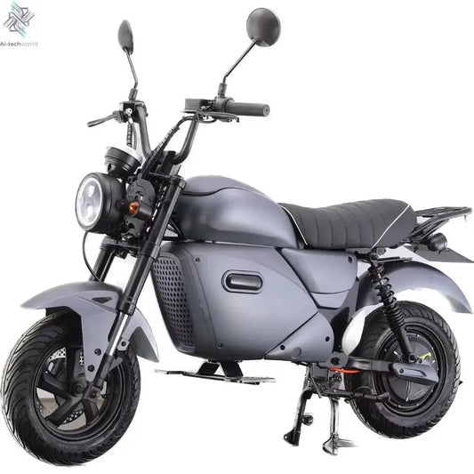 M3 Electric Motorcycle - 72V High-Power, Long-Range, 2-Seater Retro E-Motorcycle - Ai-TechWorld