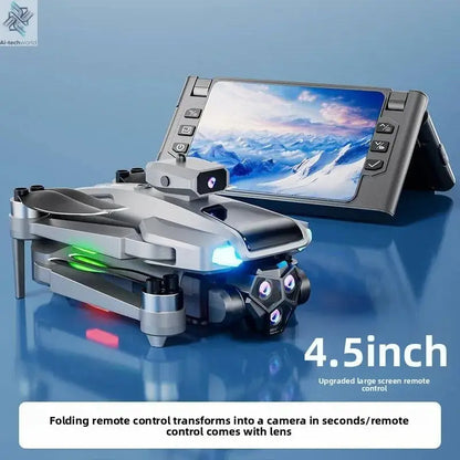 M66 8K Folding Drone with Remote Control On-board Camera And Screen 5G FPV Brushless Motor RC Quadcopter for Aerial Photography Ai-TechWorld 