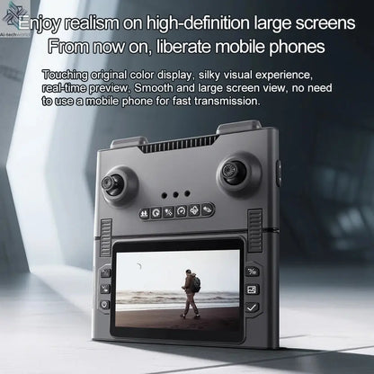 M66 8K Folding Drone with Remote Control On-board Camera And Screen 5G FPV Brushless Motor RC Quadcopter for Aerial Photography Ai-TechWorld 