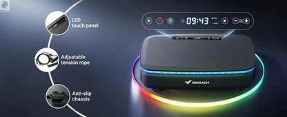 MERACH Vibration Plate Exercise Machine with Light Whole Body Workout Power Vibrate Platform Vibration Plate Lymphatic Drainage Ai-TechWorld 