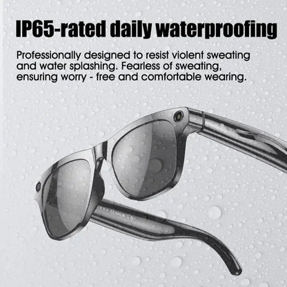 MIJIA 4K AI Smart Glasses Chat GPT HD Camera Bluetooth Call Voice Assistant Music Player Translate Photochromic Glasses Help with passing exams Ai-TechWorld 