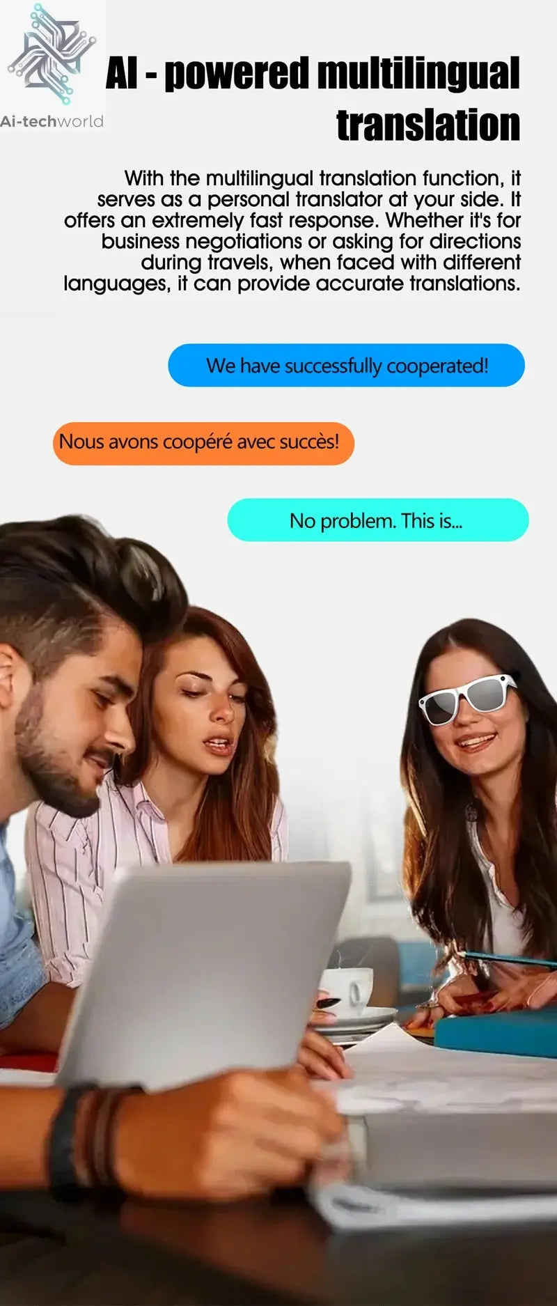 MIJIA 4K AI Smart Glasses Chat GPT HD Camera Bluetooth Call Voice Assistant Music Player Translate Photochromic Glasses Help with passing exams Ai-TechWorld 