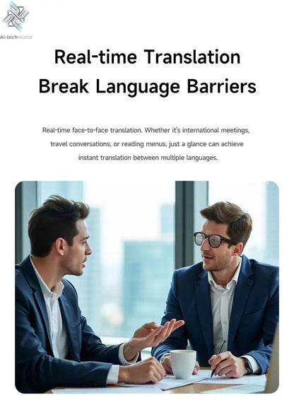 MIJIA 6K HD AI Smart Camera Glasses Multifunctional Bluetooth Calling Voice Assistant Music Player Translation Camera Glasses Help passing Exams Ai-TechWorld 