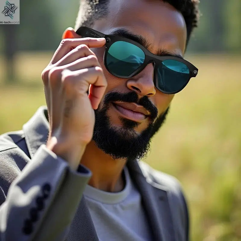 MIJIA 6K HD AI Smart Camera Glasses Multifunctional Bluetooth Calling Voice Assistant Music Player Translation Camera Glasses Help passing Exams Ai-TechWorld 