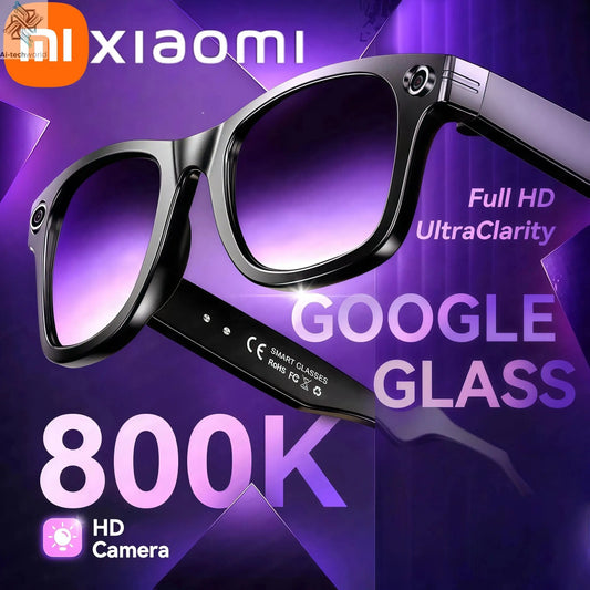 MIJIA 6K HD AI Smart Glasses Photochromic Multifunction Bluetooth Calling Voice Assistant Music Player Translate Camera 2026 Ai-TechWorld 