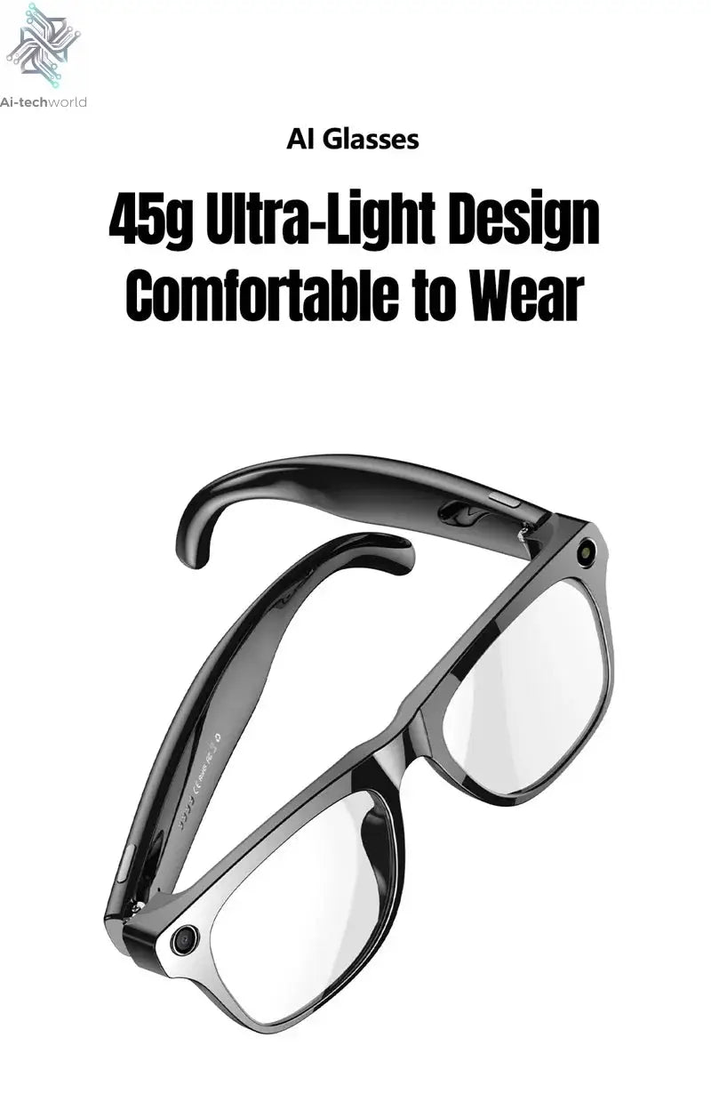 MIJIA 6K HD AI Smart Glasses Photochromic Multifunction Bluetooth Calling Voice Assistant Music Player Translate Camera 2026 Ai-TechWorld 