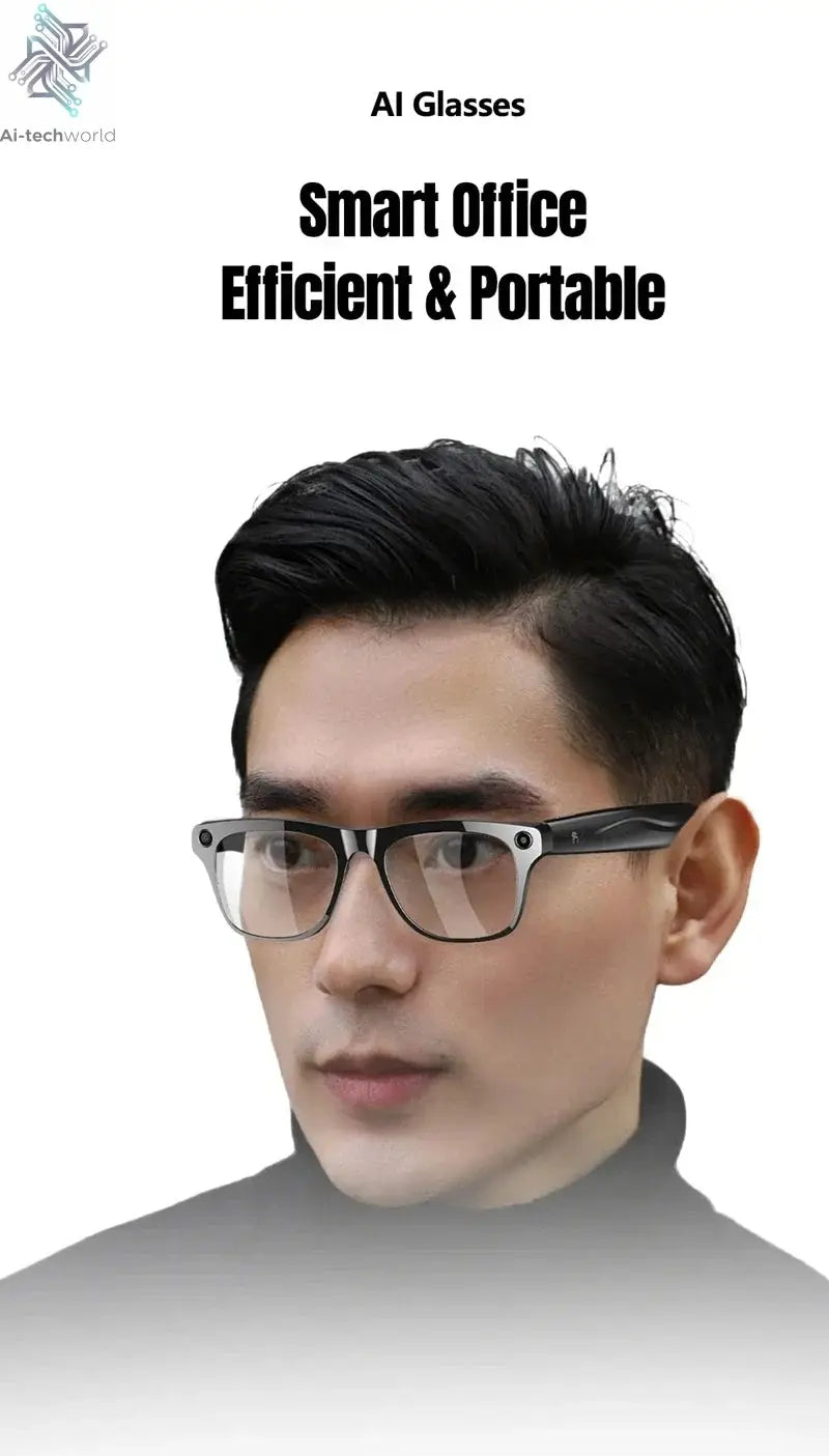 MIJIA 6K HD AI Smart Glasses Photochromic Multifunction Bluetooth Calling Voice Assistant Music Player Translate Camera 2026 Ai-TechWorld 