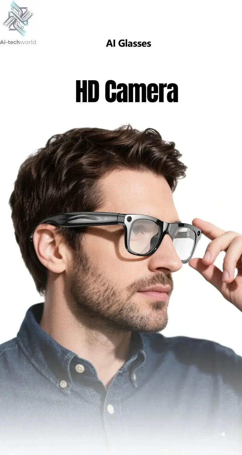 MIJIA 6K HD AI Smart Glasses Photochromic Multifunction Bluetooth Calling Voice Assistant Music Player Translate Camera 2026 Ai-TechWorld 