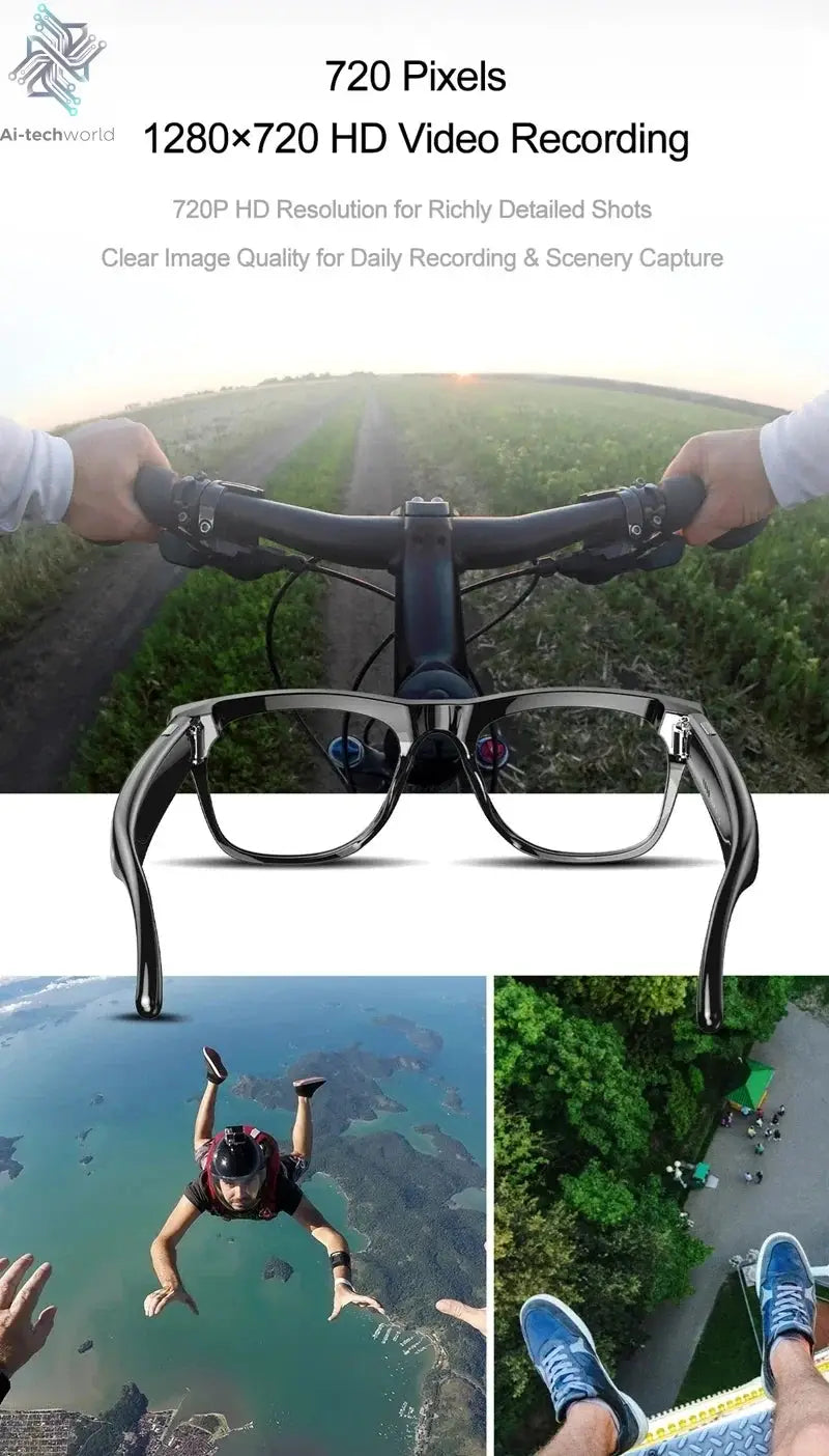 MIJIA 6K HD AI Smart Glasses Photochromic Multifunction Bluetooth Calling Voice Assistant Music Player Translate Camera 2026 Ai-TechWorld 
