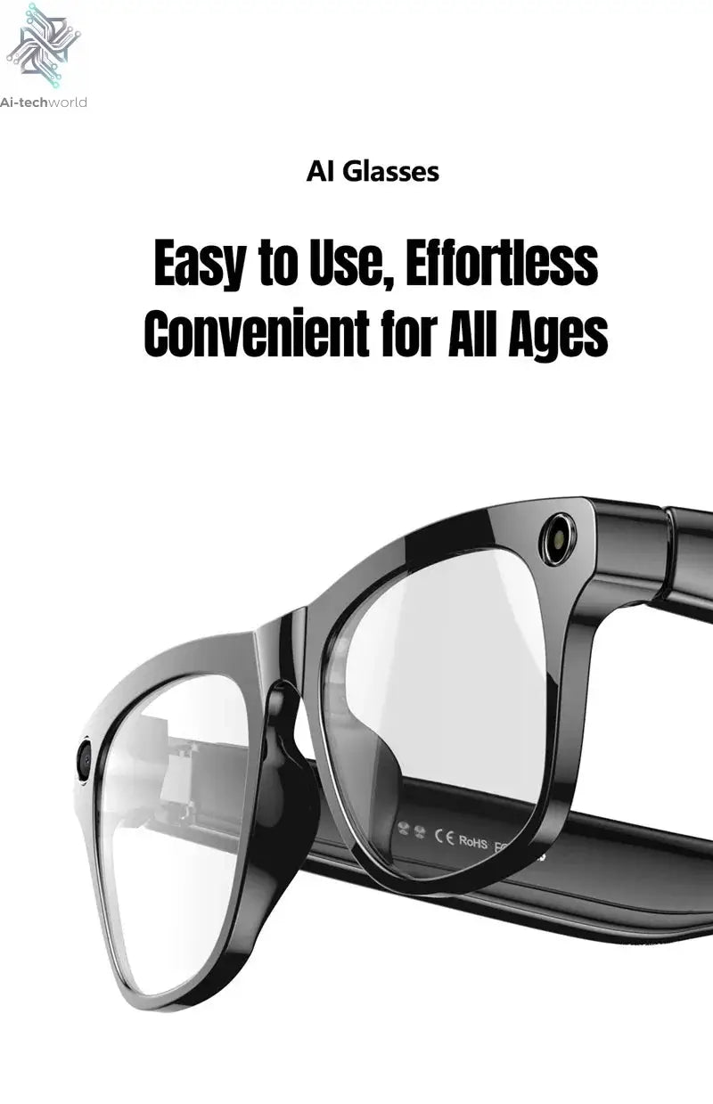 MIJIA 6K HD AI Smart Glasses Photochromic Multifunction Bluetooth Calling Voice Assistant Music Player Translate Camera 2026 Ai-TechWorld 