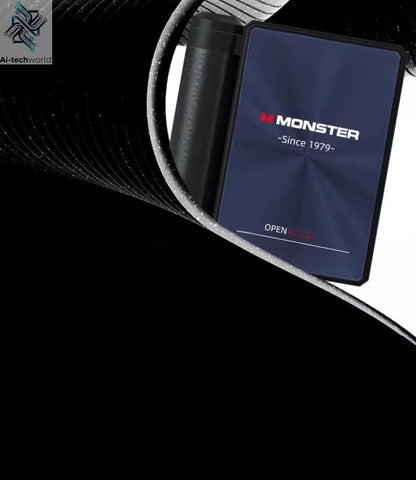 MONSTER AC530 Earphones Bluetooth 6.0 IPX5 Waterproof Double Fold Ear Hanging Bone Conduction Sports Running Headphones Gifts - Ai-TechWorld