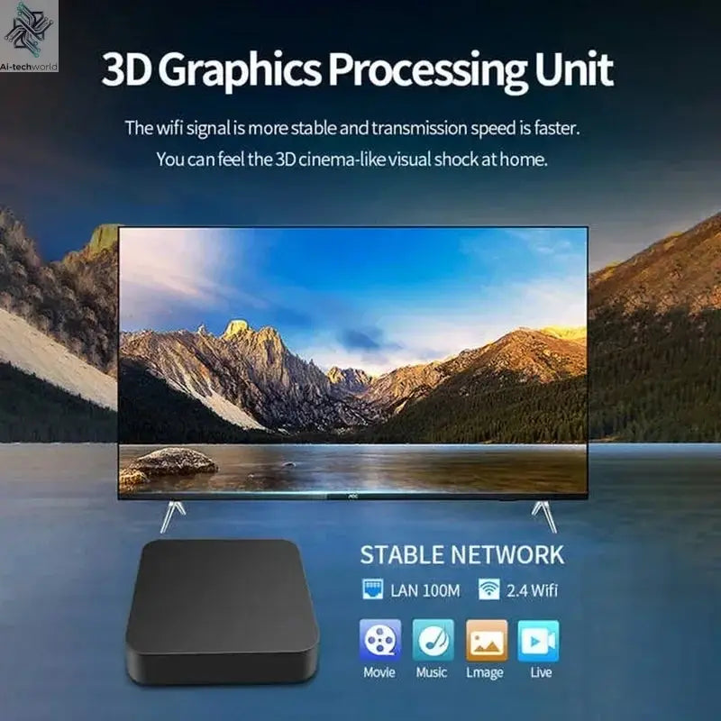 MXQ PRO TV BOX Android S905L 2.4G&5G WiFi Original Quad Core Youtube Media Player Mxq Pro 4K Set Top Box IPTV Netflix YouTube Ai-TechWorld 
