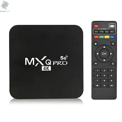MXQ PRO TV BOX Android S905L 2.4G&5G WiFi Original Quad Core Youtube Media Player Mxq Pro 4K Set Top Box IPTV Netflix YouTube Ai-TechWorld 